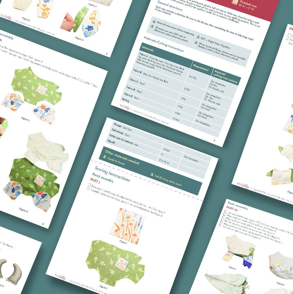 Daisy the Cow Downloadable PDF Pattern