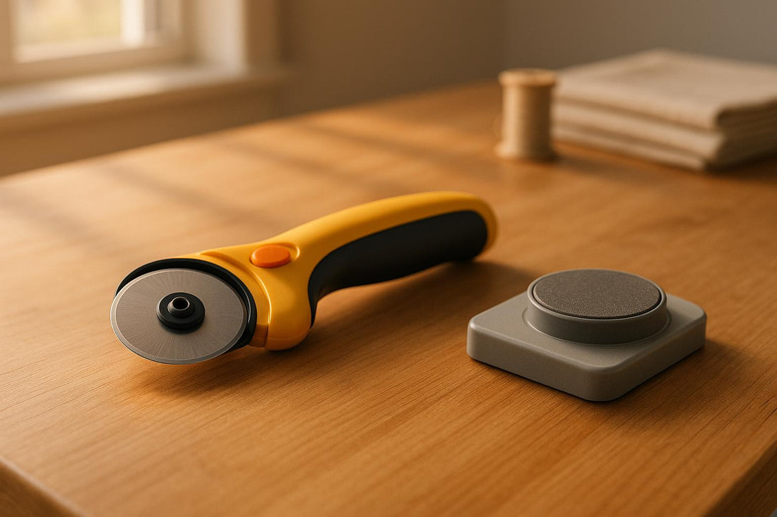 How to Sharpen Rotary Cutter Blades at Home