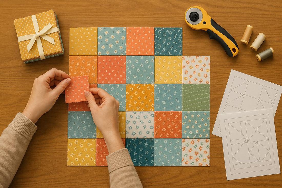 Step-by-Step: How to Make Your First Quilt Using a Pre-Cut Fabric Bundle