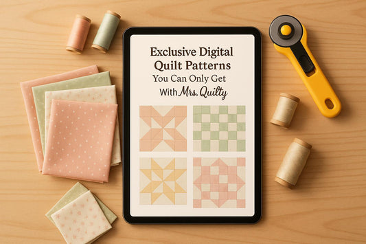 Exclusive Digital Quilt Patterns You Can Only Get With Mrs. Quilty