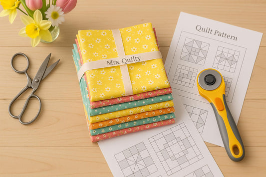 Spring Quilting Ideas Using Mrs. Quilty Fabric Bundles