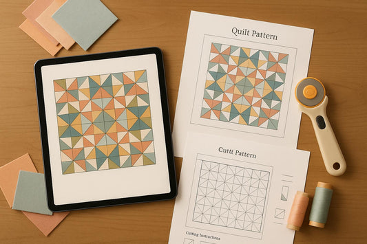 Digital Quilt Patterns vs. Printed Patterns: Which Should You Use?