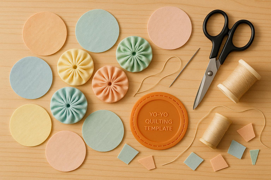 Yo-Yo (Suffolk Puff) Quilt Basics: Tools, Templates, and Tips