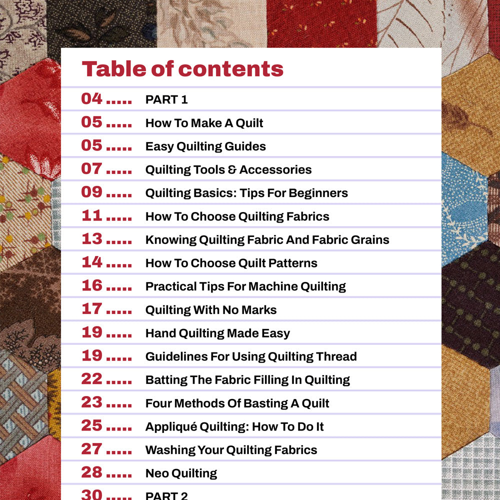 Mrs Quilty Digital Quilting Guide with 105 Rotary Templates