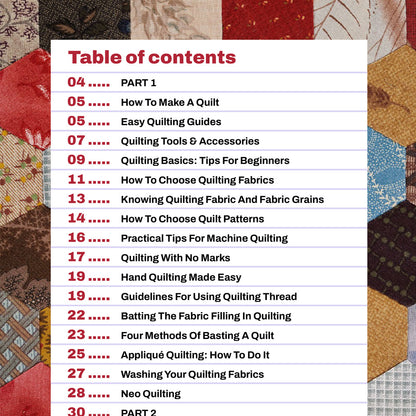 Mrs Quilty Digital Quilting Guide with 105 Rotary Templates