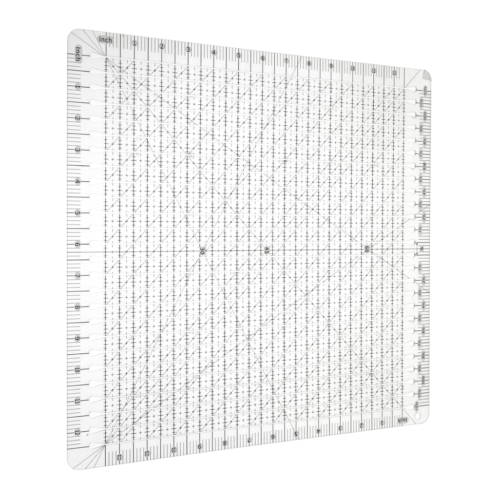 Drapery Table Ruler Slotted Quilting Ruler for Fabric Cutting | Mrs. Quilty