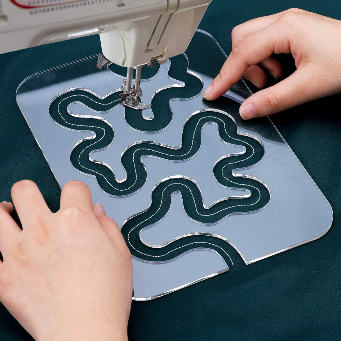 Acrylic Motion Quilting Template