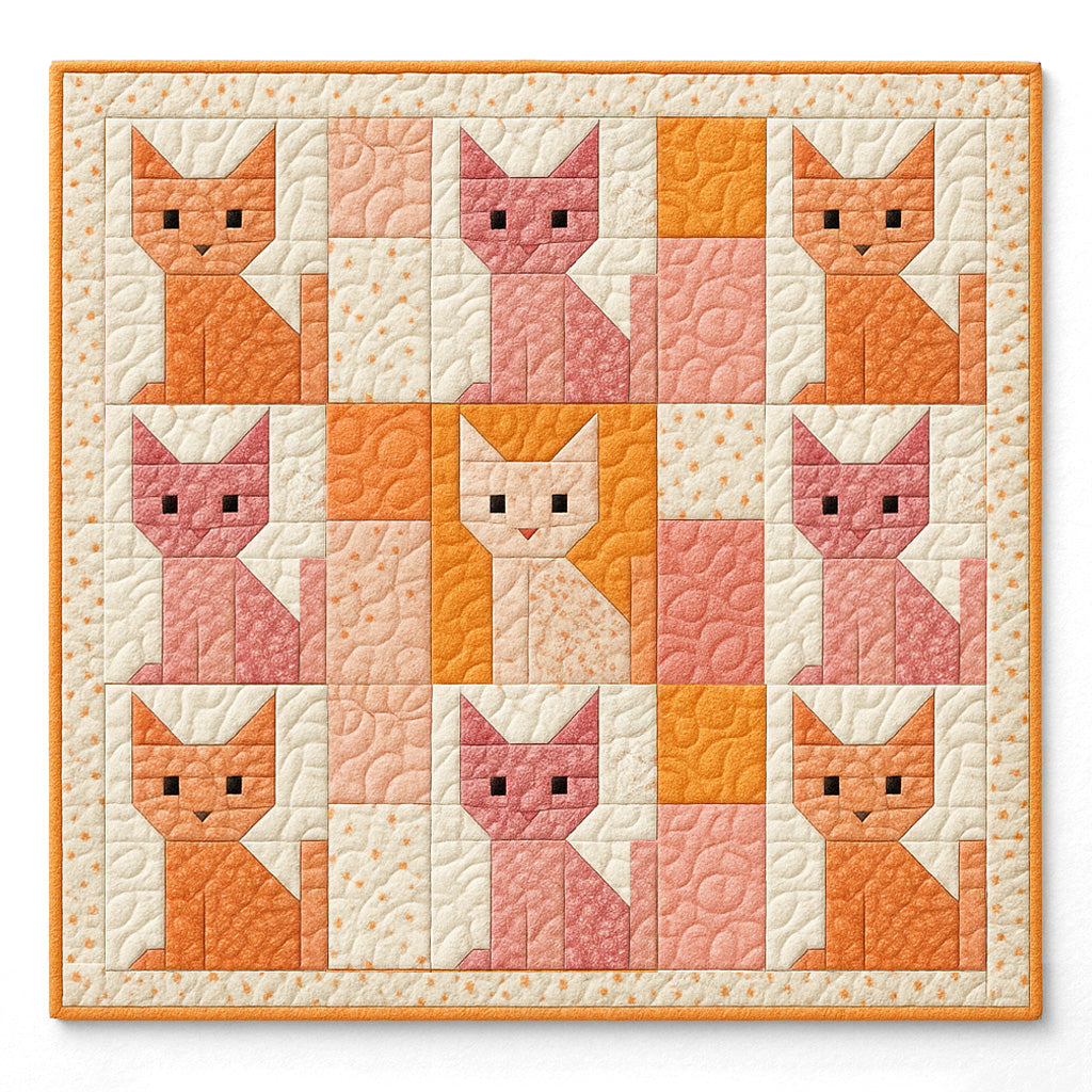Sitting Kitties Quilt PDF Pattern | Mrs. Quilty