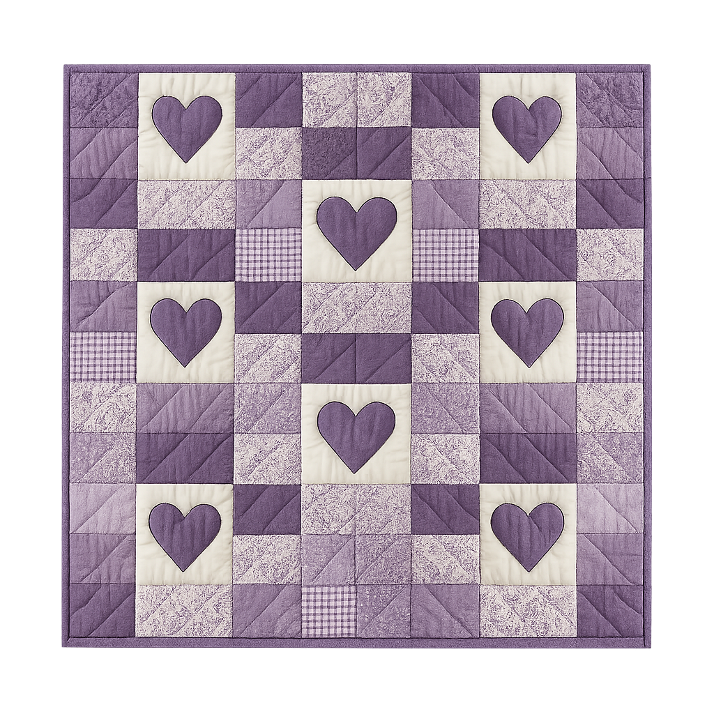 Heart Quilt Downloadable PDF Quilt Pattern