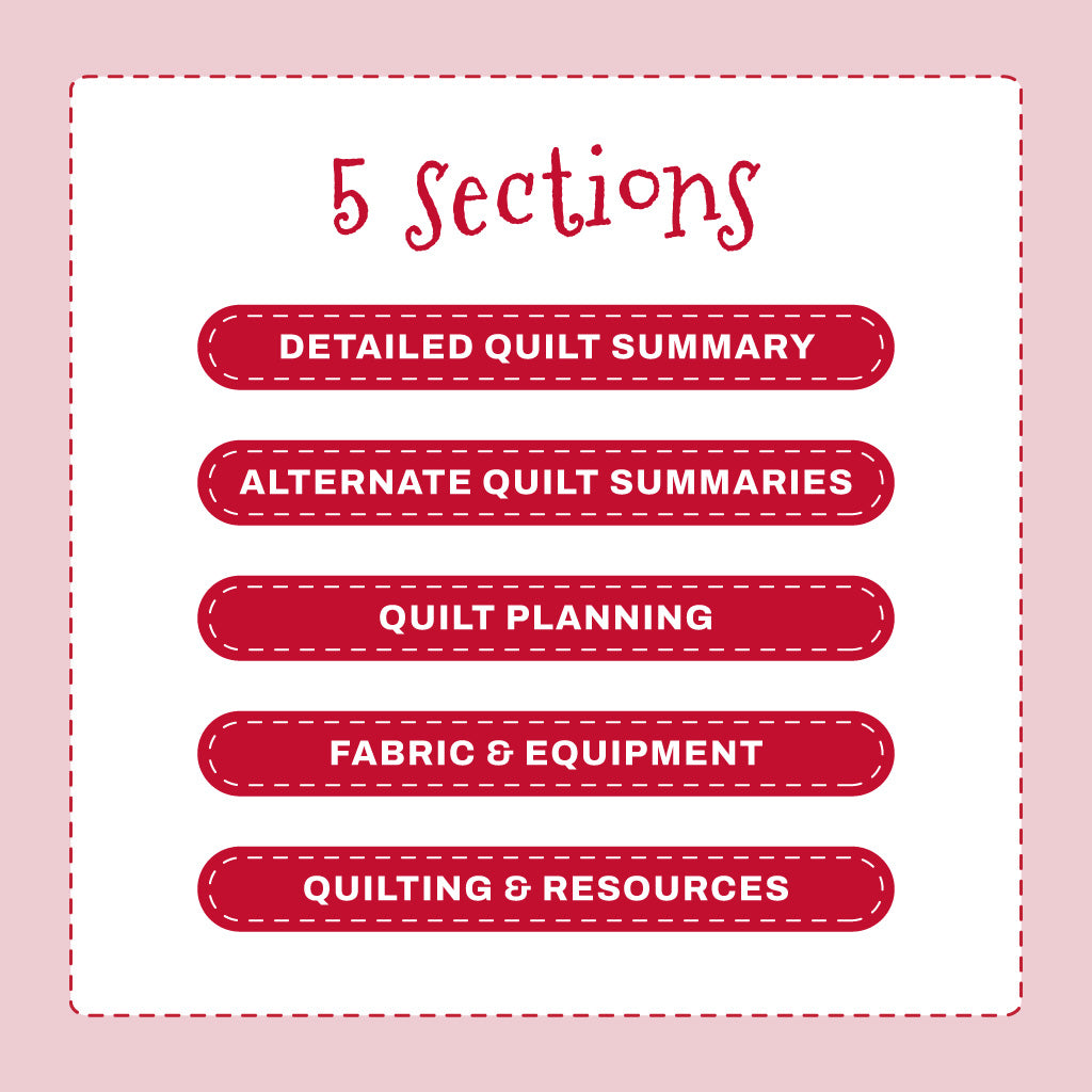 Quilting Planner 51 Pages (Printable)