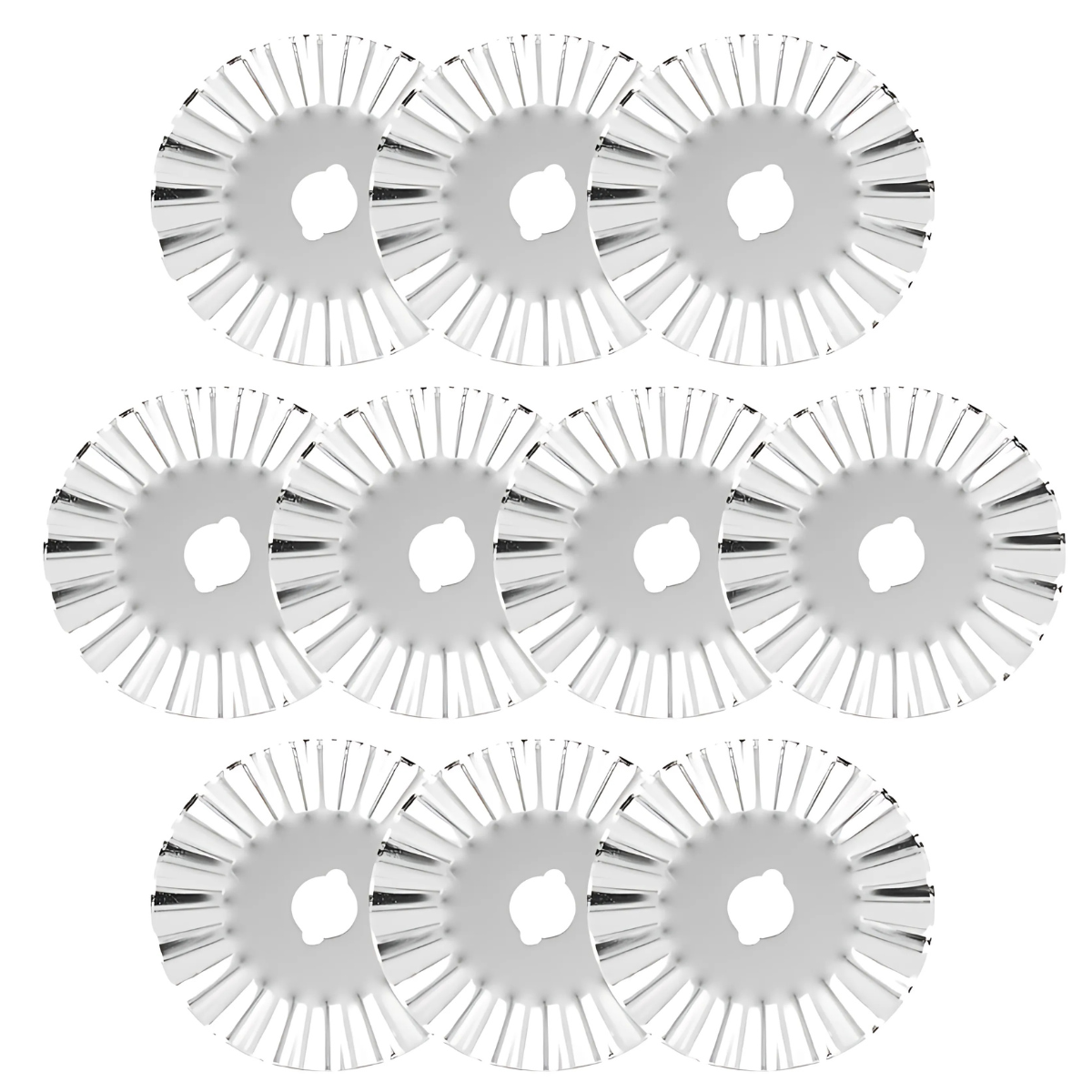 45mm Pinking Rotary Cutter Blades | 10pcs | Mrs. Quilty