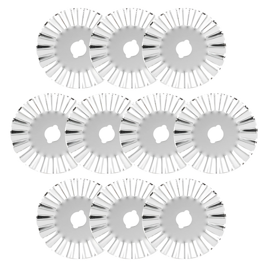 45mm Pinking Rotary Cutter Blades 10pcs