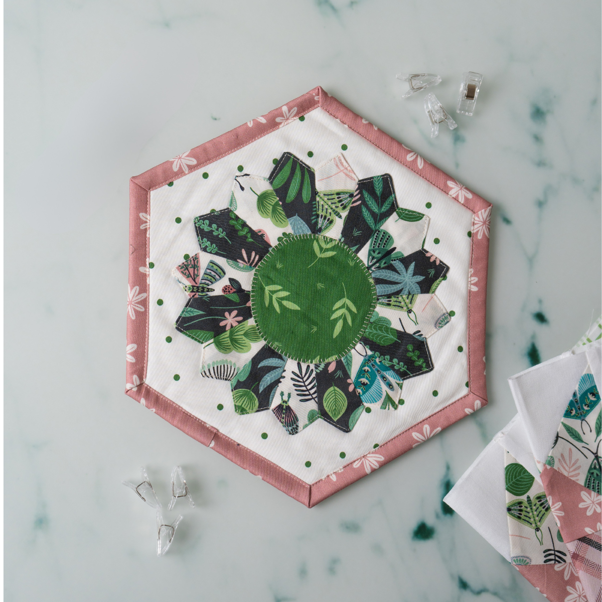 Flower Coaster PDF Quilt Pattern | Instant Download