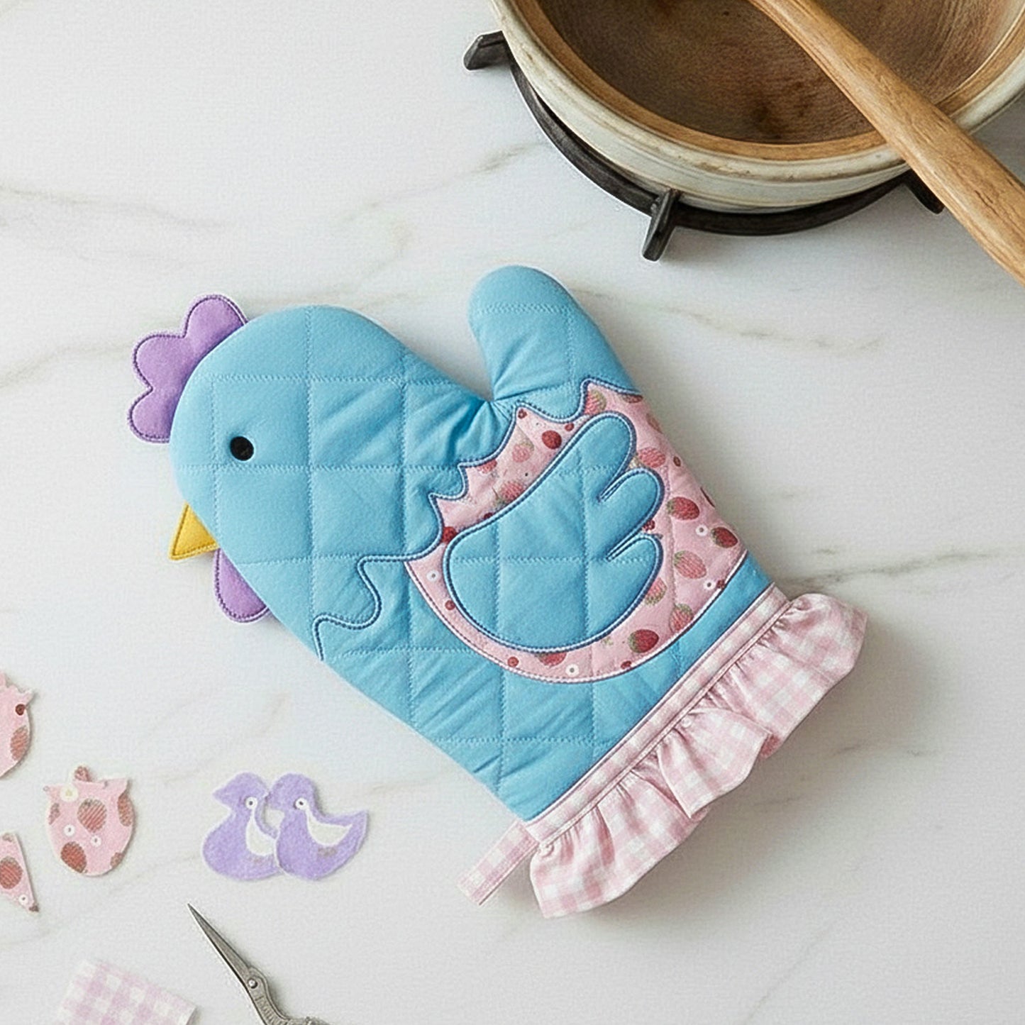 Chicken Oven Mitt Digital PDF Pattern