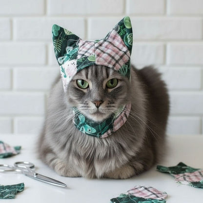 Cat Ear Warmer Digital PDF Pattern