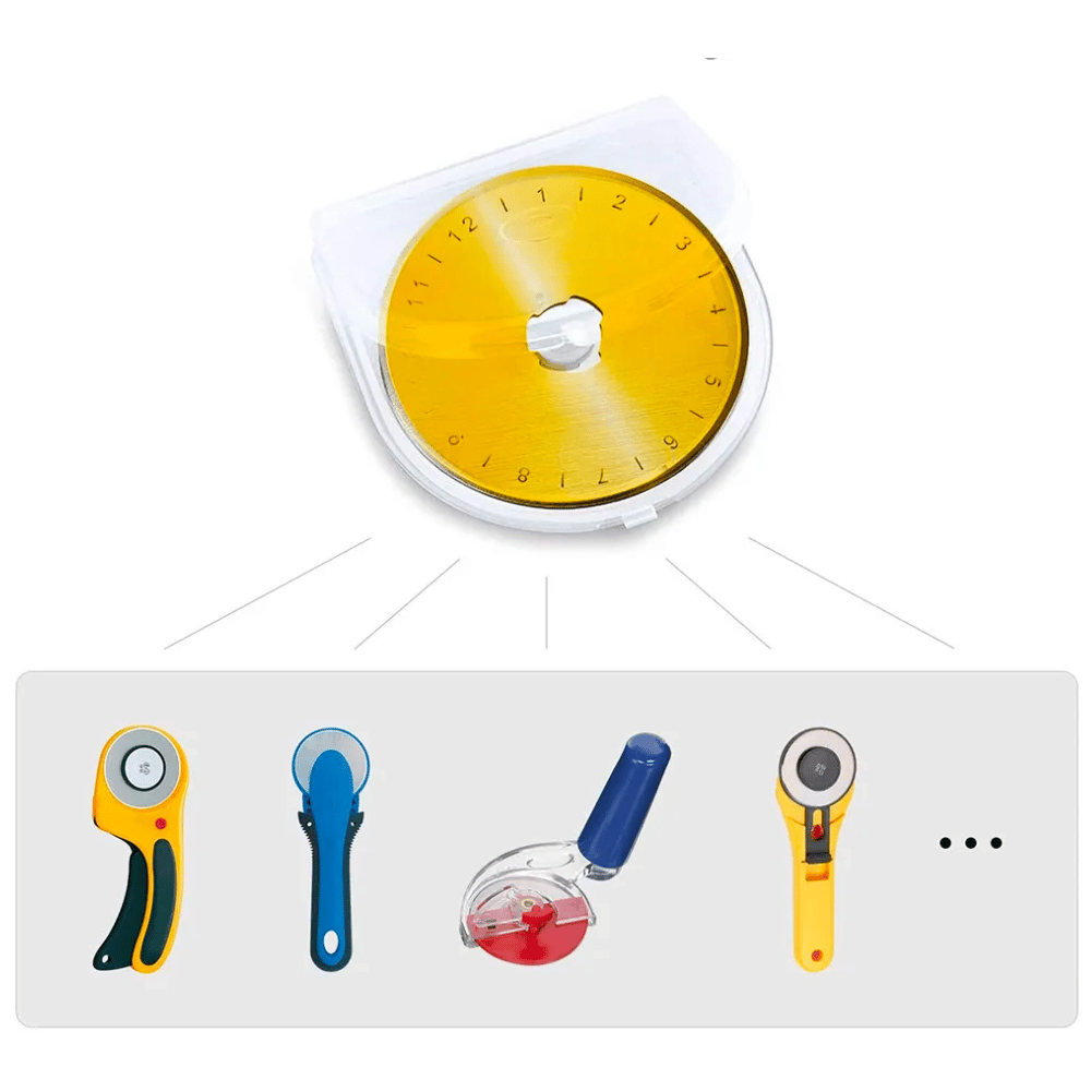 Titanium Cutter 28mm Titanium Rotary Cutter Blades 10-Pack | Long-Lasting Sharpness