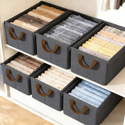Foldable Storage Box With a Transparent Lid