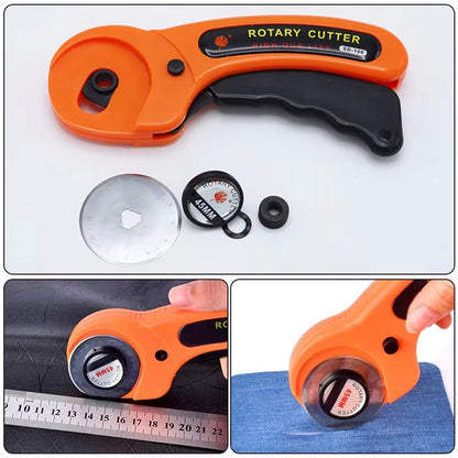 45mm Ergonomic Rotary Cutter for Quilting & Sewing