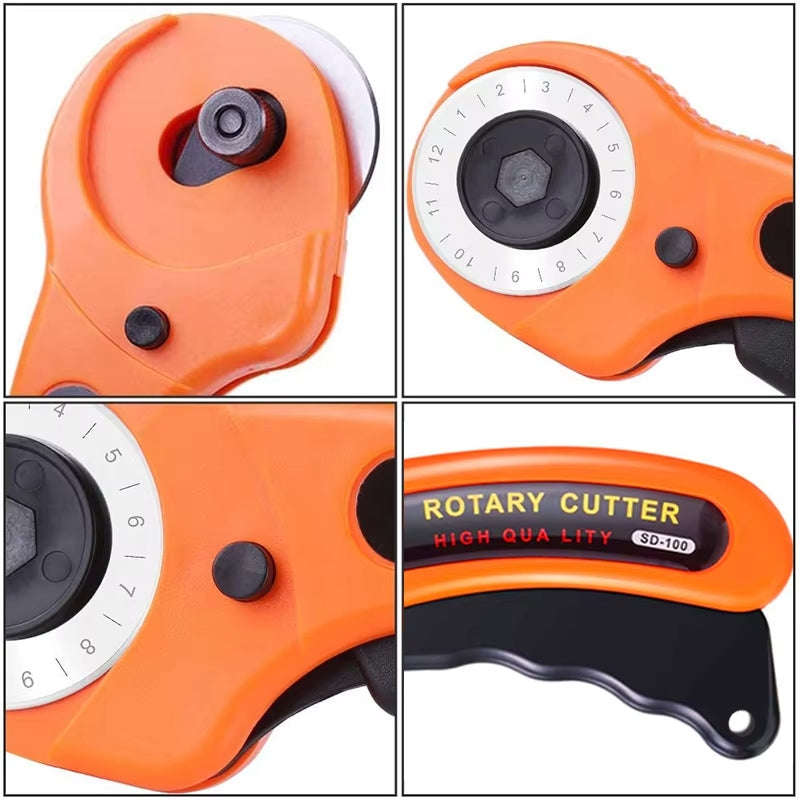 45mm Ergonomic Rotary Cutter for Quilting & Sewing