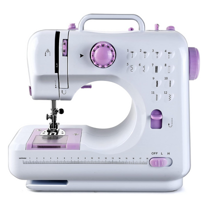 12-Stitch Sewing Machine with Reverse Function