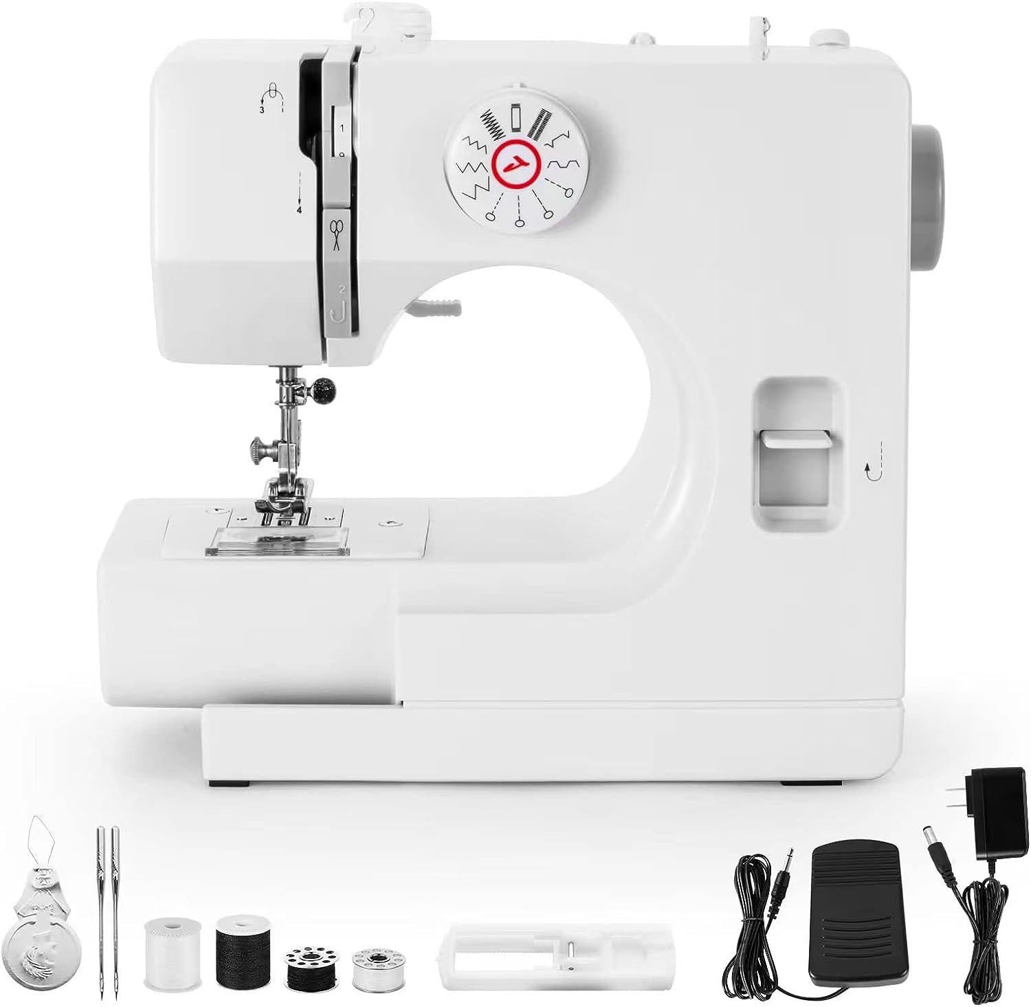 Portable Electric 12-Stitch Sewing Machine