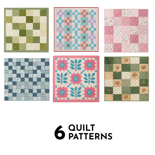 Bundle of 6 Quilt Patterns