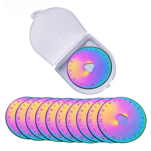 10-Pack of 45mm Rotary Cutter Blades - Sharp Replacement Blades