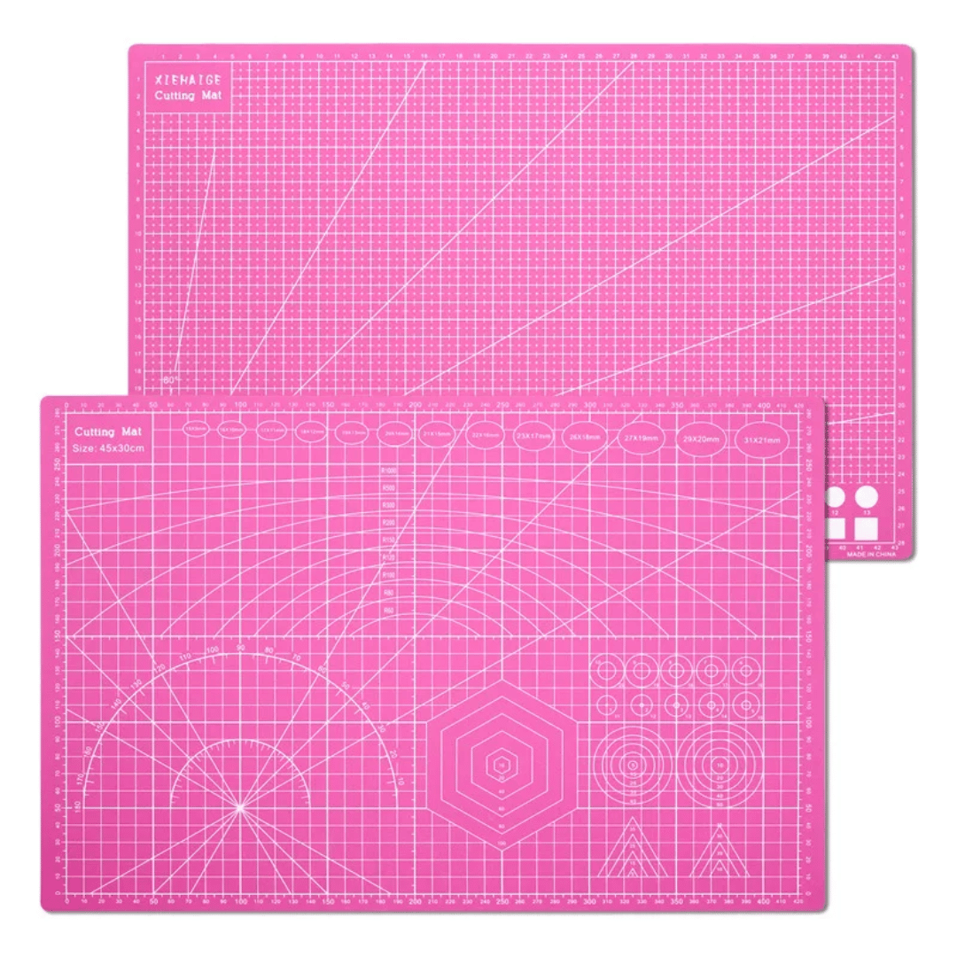 DSPIAE A3 Size Cutting Mat - Self-Healing Mat With Scale Plate For Modeling