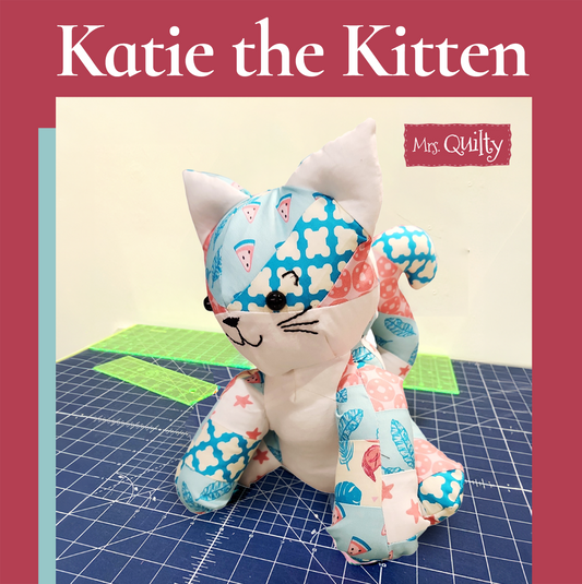 Katie the Kitten Downloadable PDF Quilt Pattern