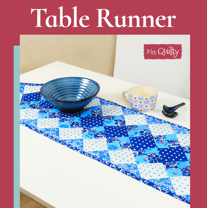 Table Runner Downloadable PDF Quilt Pattern