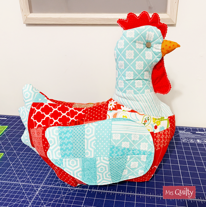 Mrs. Cluckworth Downloadable PDF Quilt Pattern