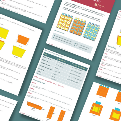 Wall Hanging Organizer Quilt Downloadable PDF Quilt Pattern