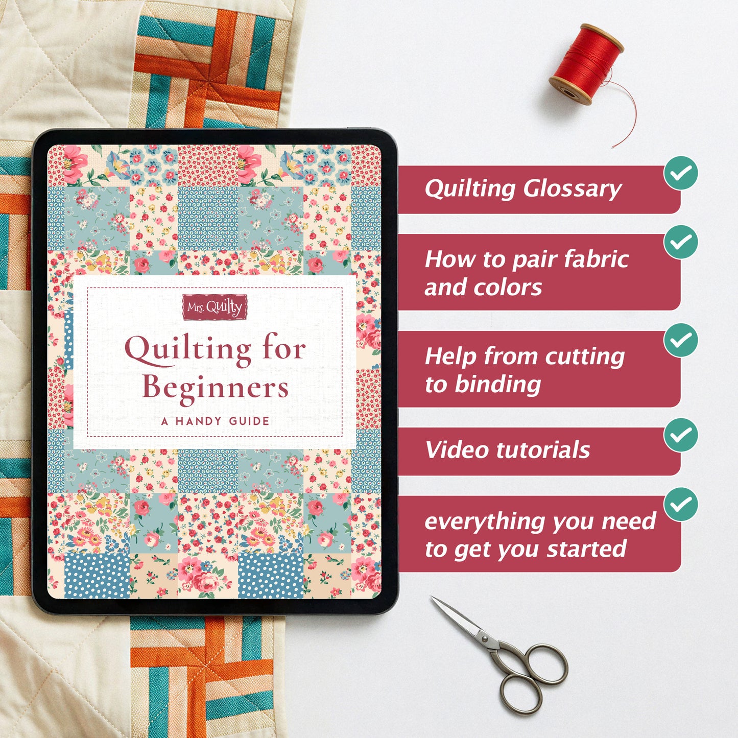 Quilting for Beginners - A Handy Guide PDF E-book