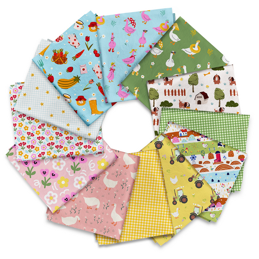 Blooming Barnyard -  Fat Quarter Bundle