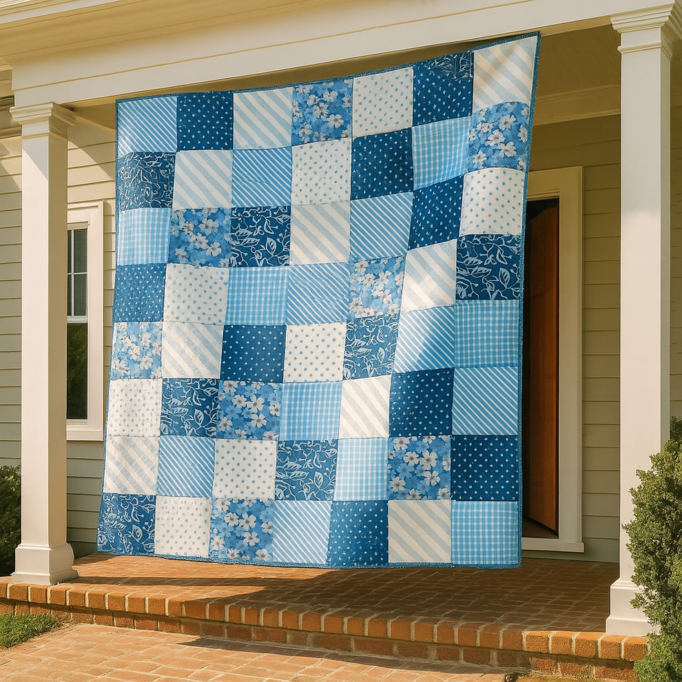 Blue Willow PDF Quilt Pattern | Instant Download