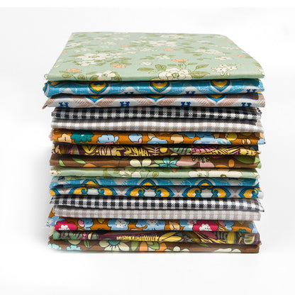 Enchanted Earth Tone Blooms - Fat Quarter Bundle