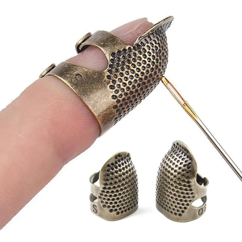 Adjustable Bronze Thimble for Hand Sewing