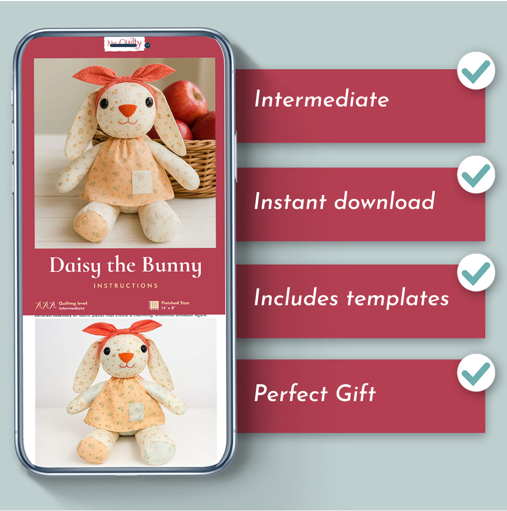 Daisy the Bunny Downloadable PDF Pattern