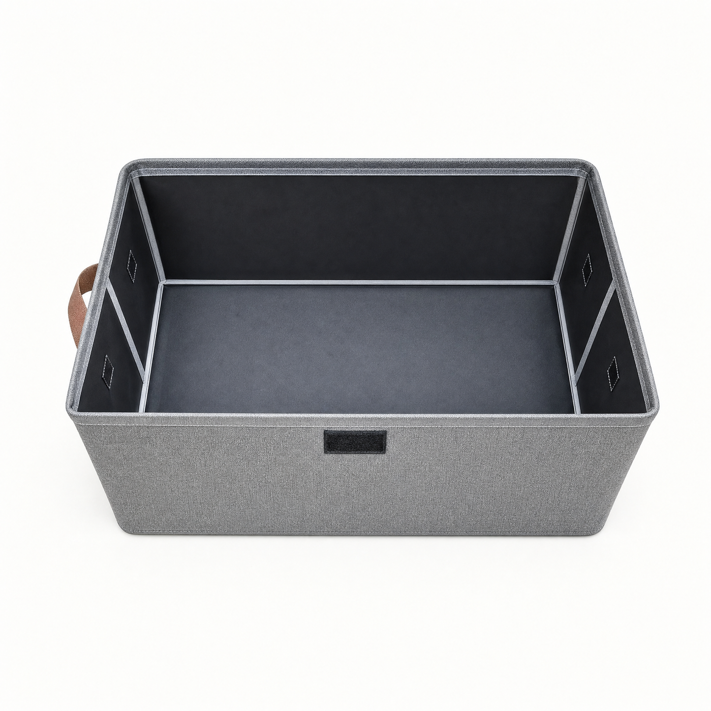 Foldable Storage Box With a Transparent Lid