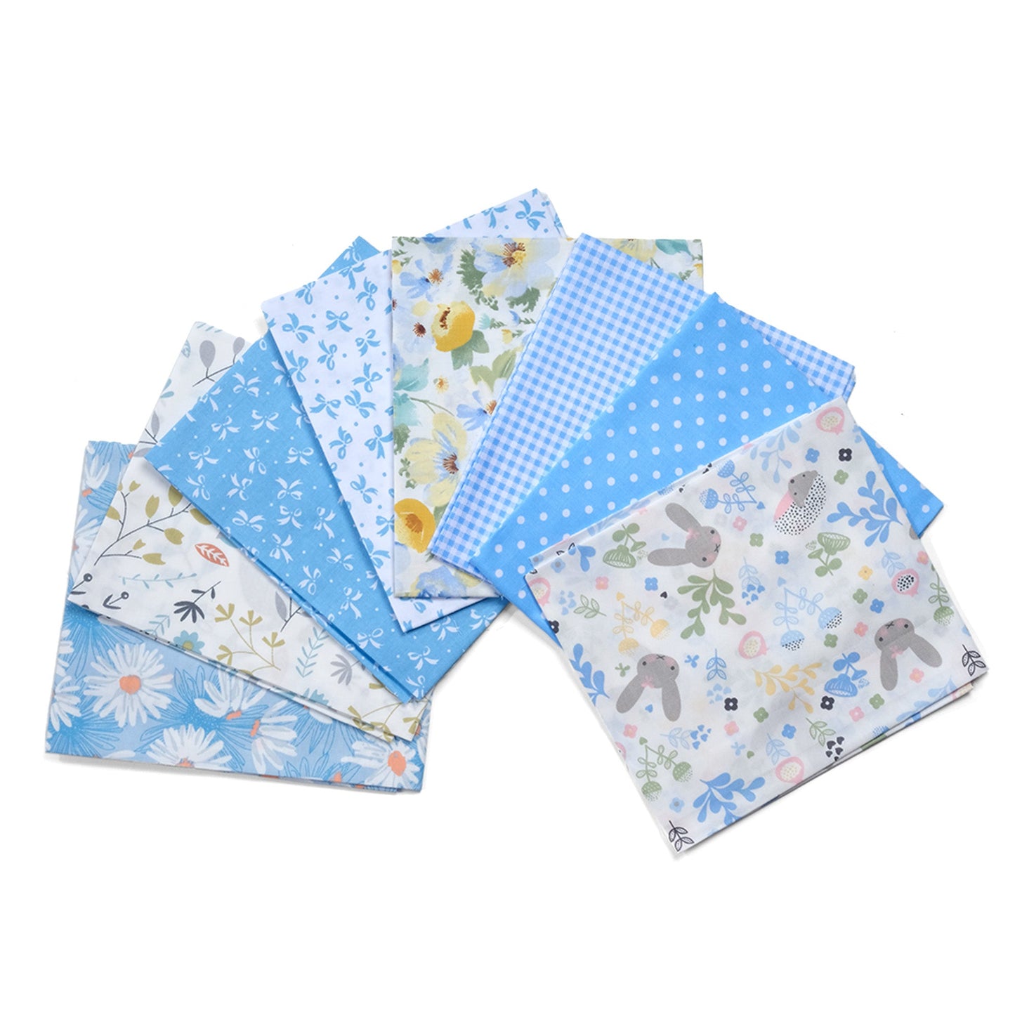 8 pcs of Buttercup Bunny Bliss - Fat Quarter Bundle