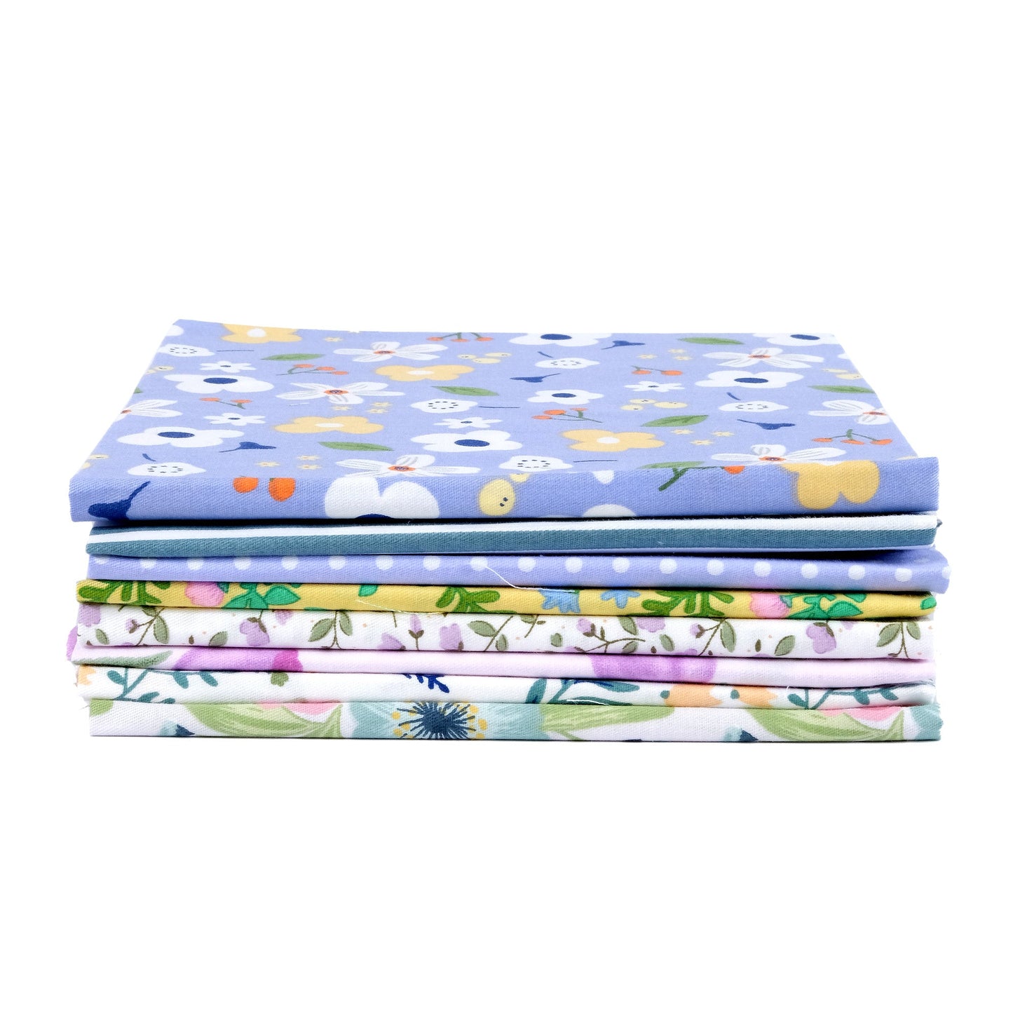 8 pcs of Lavender's Love Song - Fat Quarter Bundle