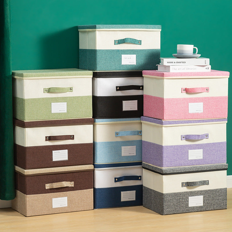 Foldable Storage Box with Lid | Mrs. Quilty