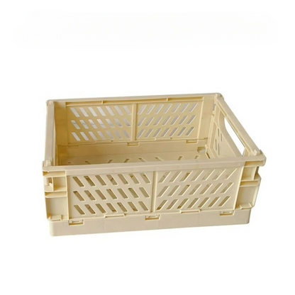 yellow storage crate