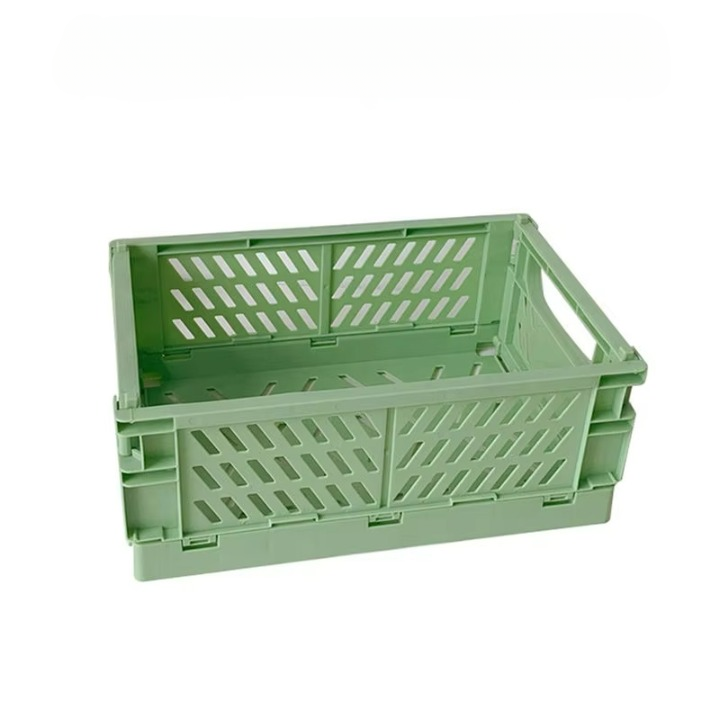 green storage crate