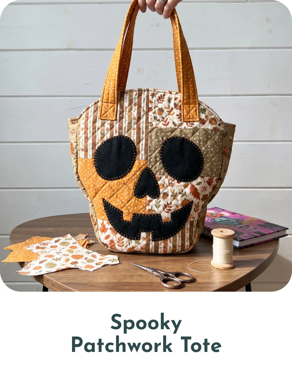 Spooky Patchwork Tote