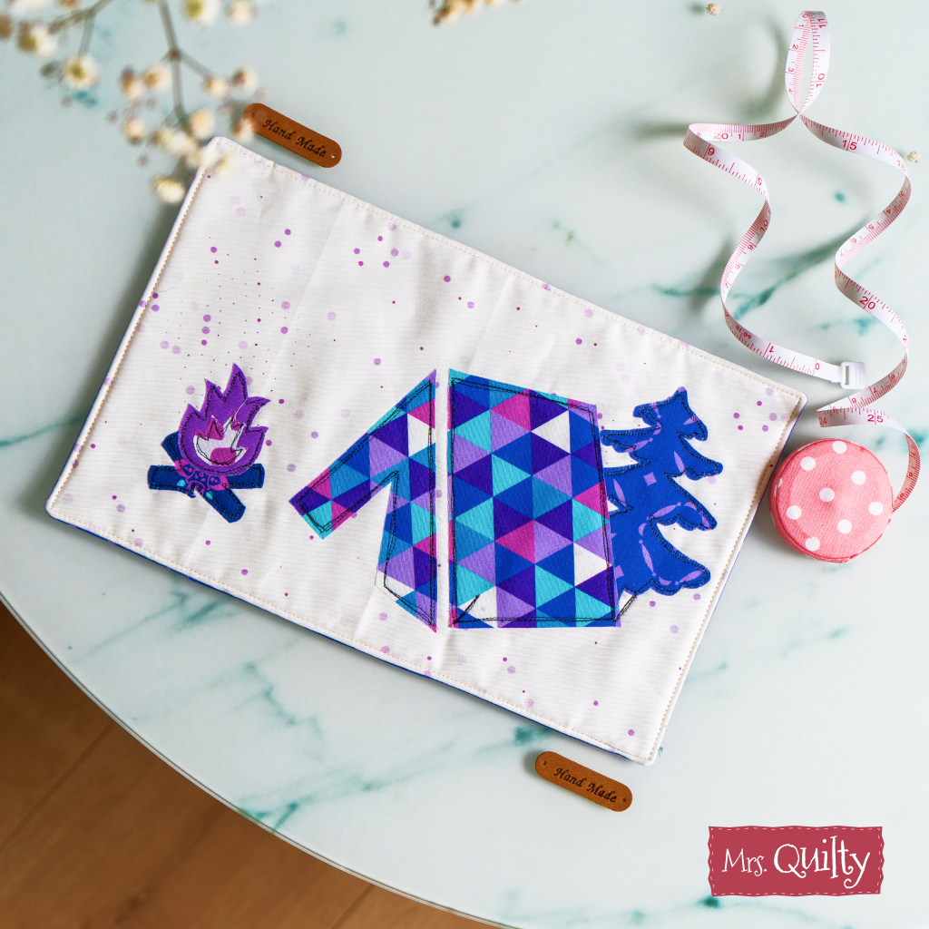 Hiking Mug Rug PDF Pattern | Instant Download | Mrs. Quilty