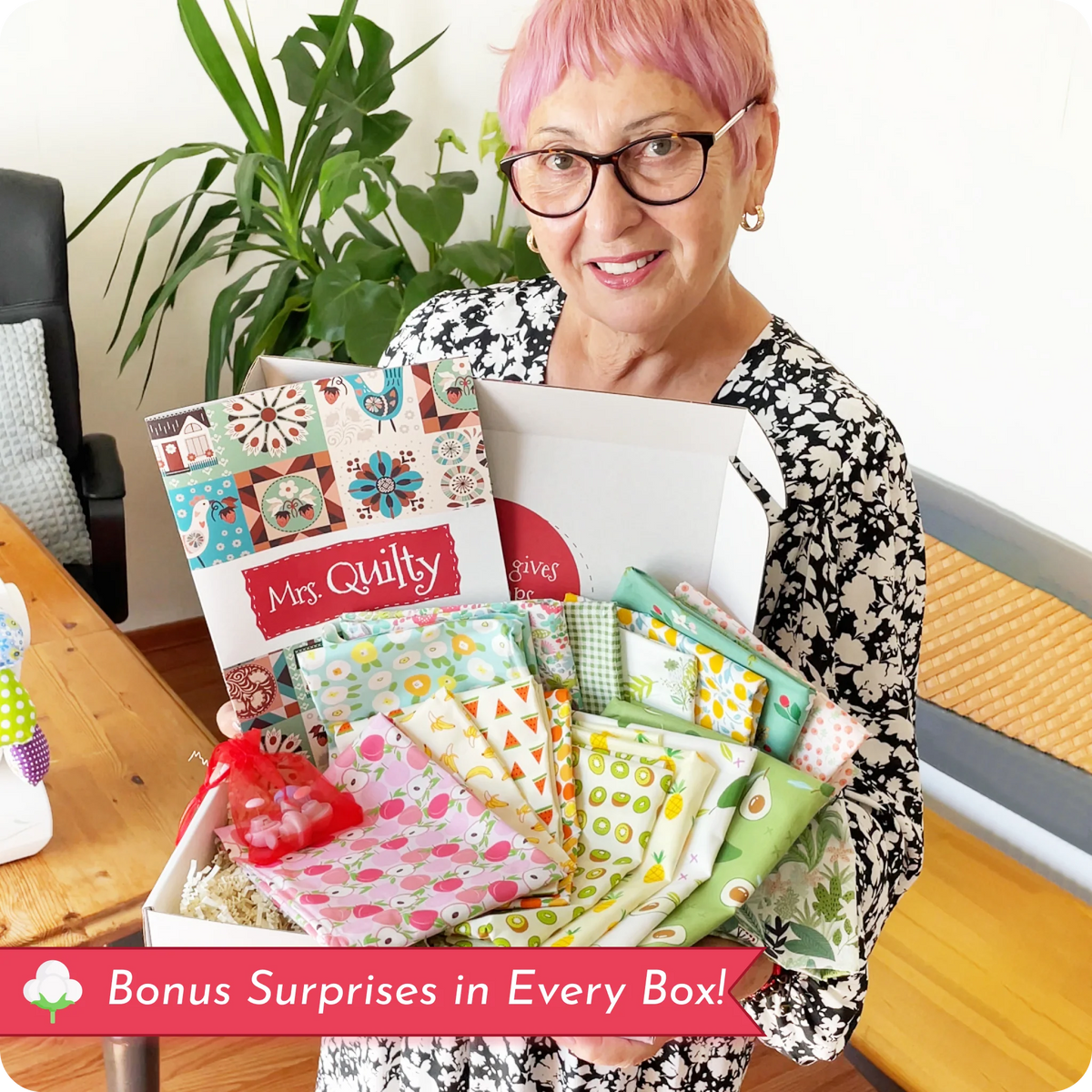 Mrs. Quilty Tutorial Quilting Kit Box β Fabric, Patterns & Sewing Tools | Mrs Quilty