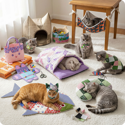 14 Downloadable PDF Purrfect Cat Patterns