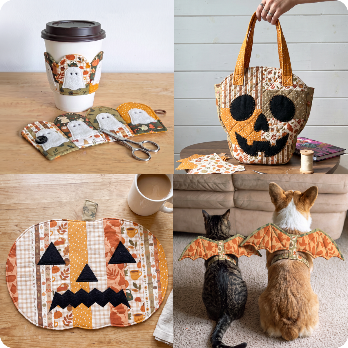 14 Downloadable PDF Halloween Patterns