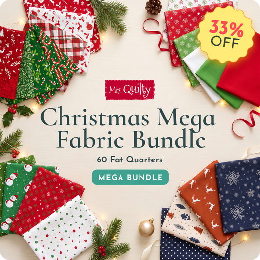 The Fabric Stash Builder - Christmas Mega Fabric Bundle